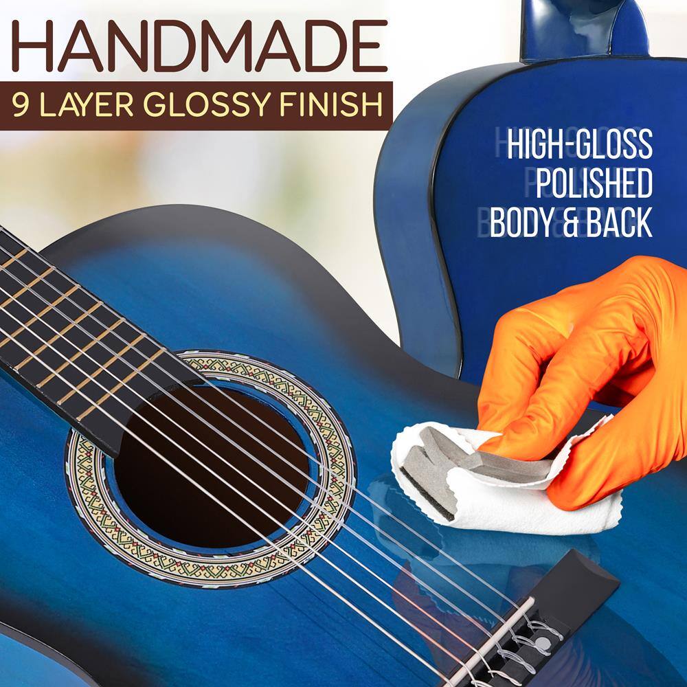 HANDMADE  
9 LAYER GLOSSY FINISH  
HIGH-GLOSS POLISHED BODY & BACK