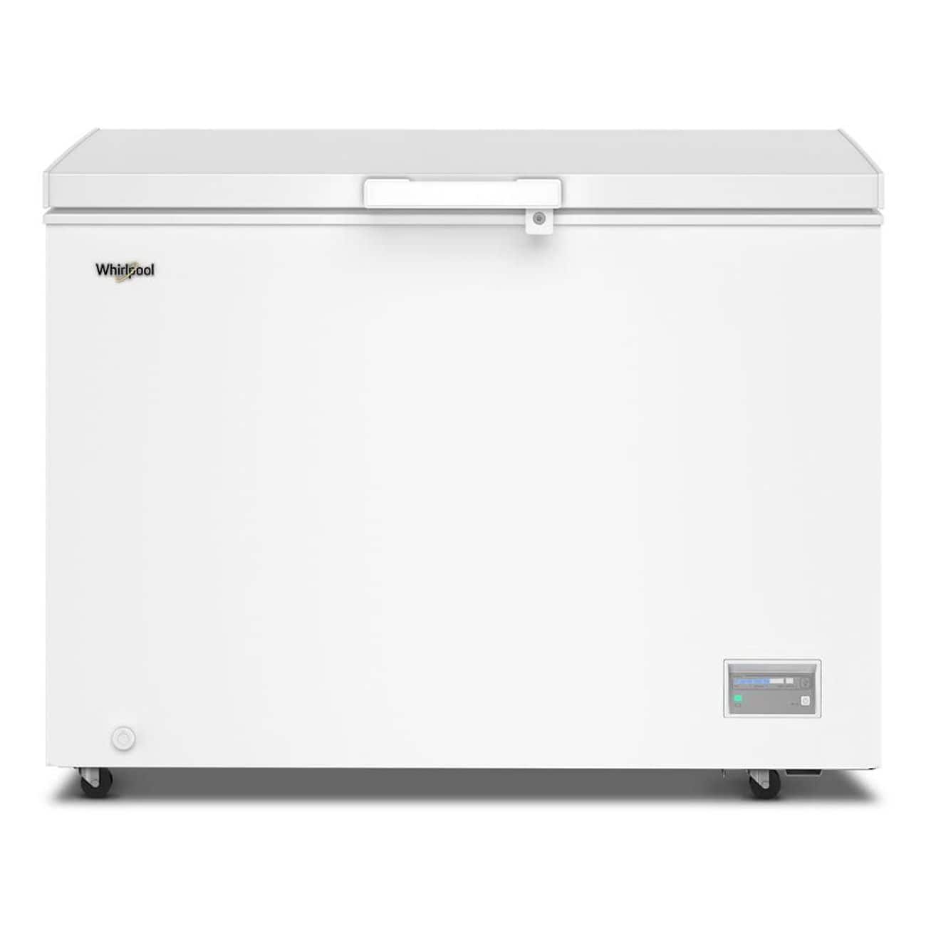 Front. Whirlpool - Whirlpool 11 cu. ft. Chest Freezer with 2 Storage Baskets - White.