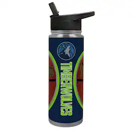 Great American Products - Minnesota Timberwolves 24oz. Jr. Thirst Game Ball Hydration Bottle - Brown
