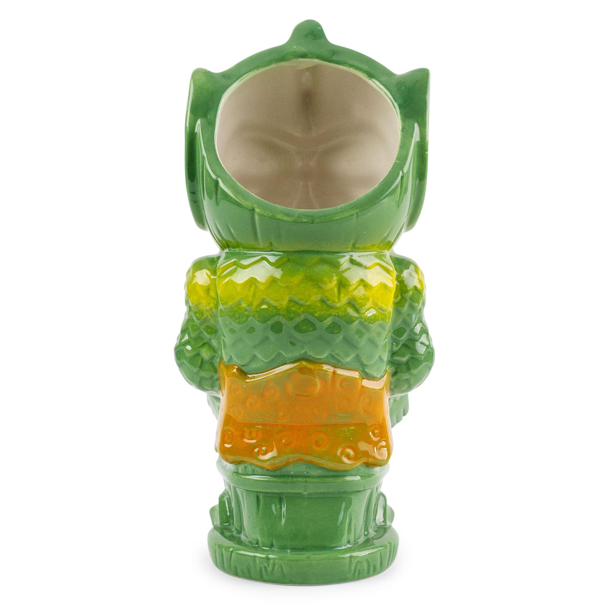 Alt View 10. ThinkGeek - Geeki Tikis The Great Garloo Ceramic Mug | Holds 14 Ounces - Green.