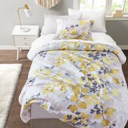 TinyHomie - Comforter Set with Bed Sheets Twin - Yellow