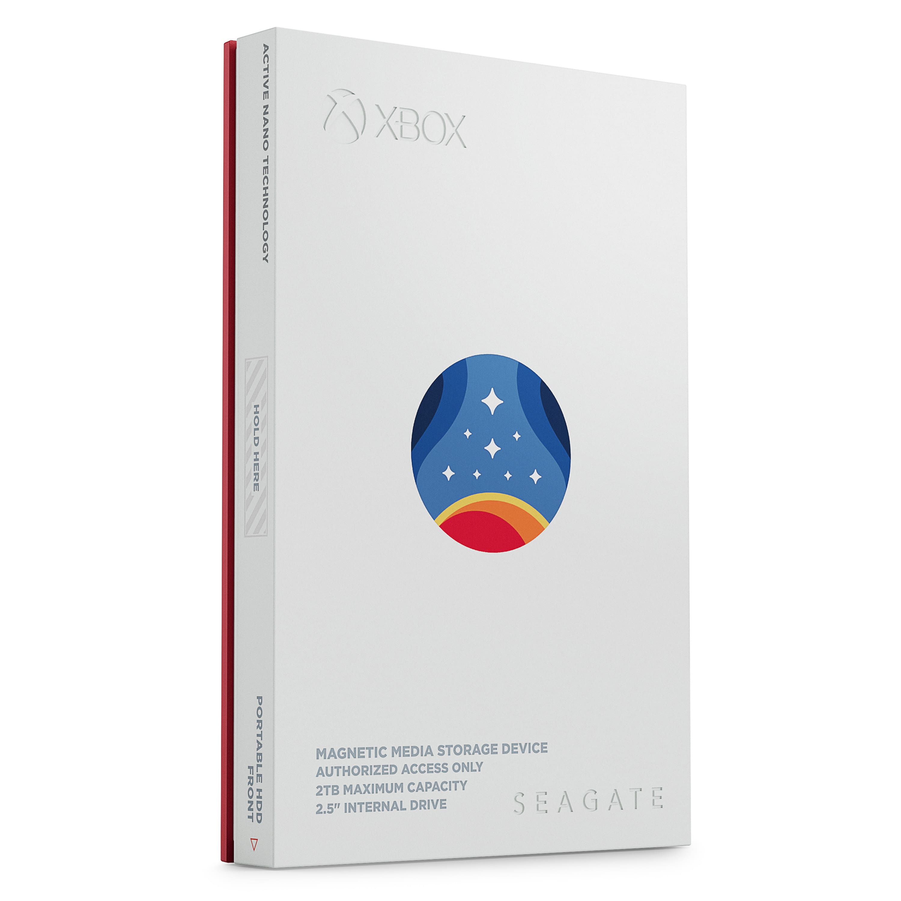 Alt View 1. Seagate - Starfield Special Edition Game Drive for Xbox 2TB External USB 3.2 Gen 1 Portable Hard Drive - White.