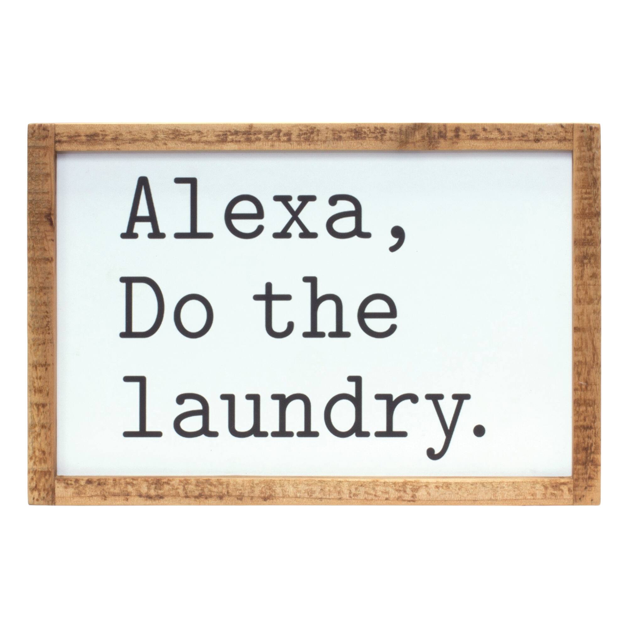 Alexa, do the laundry.