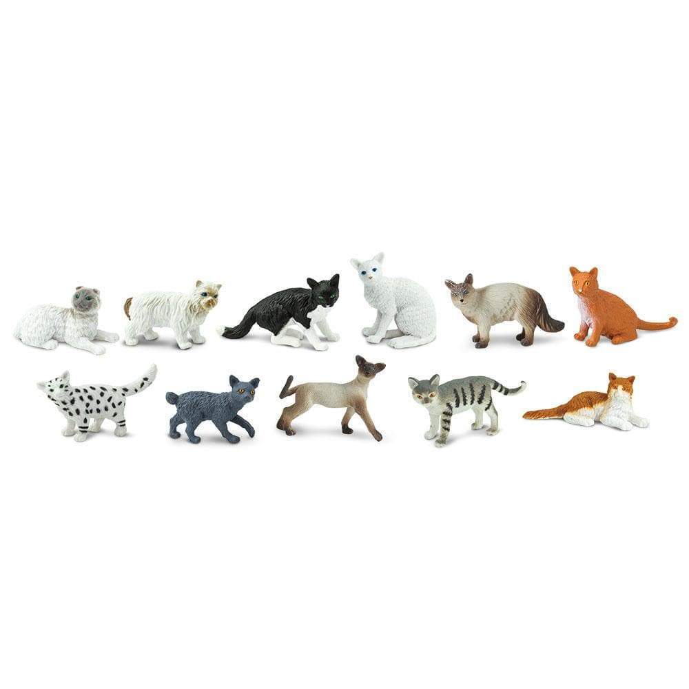 Back. Safari Ltd. - Domestic Cats Toob Toy.