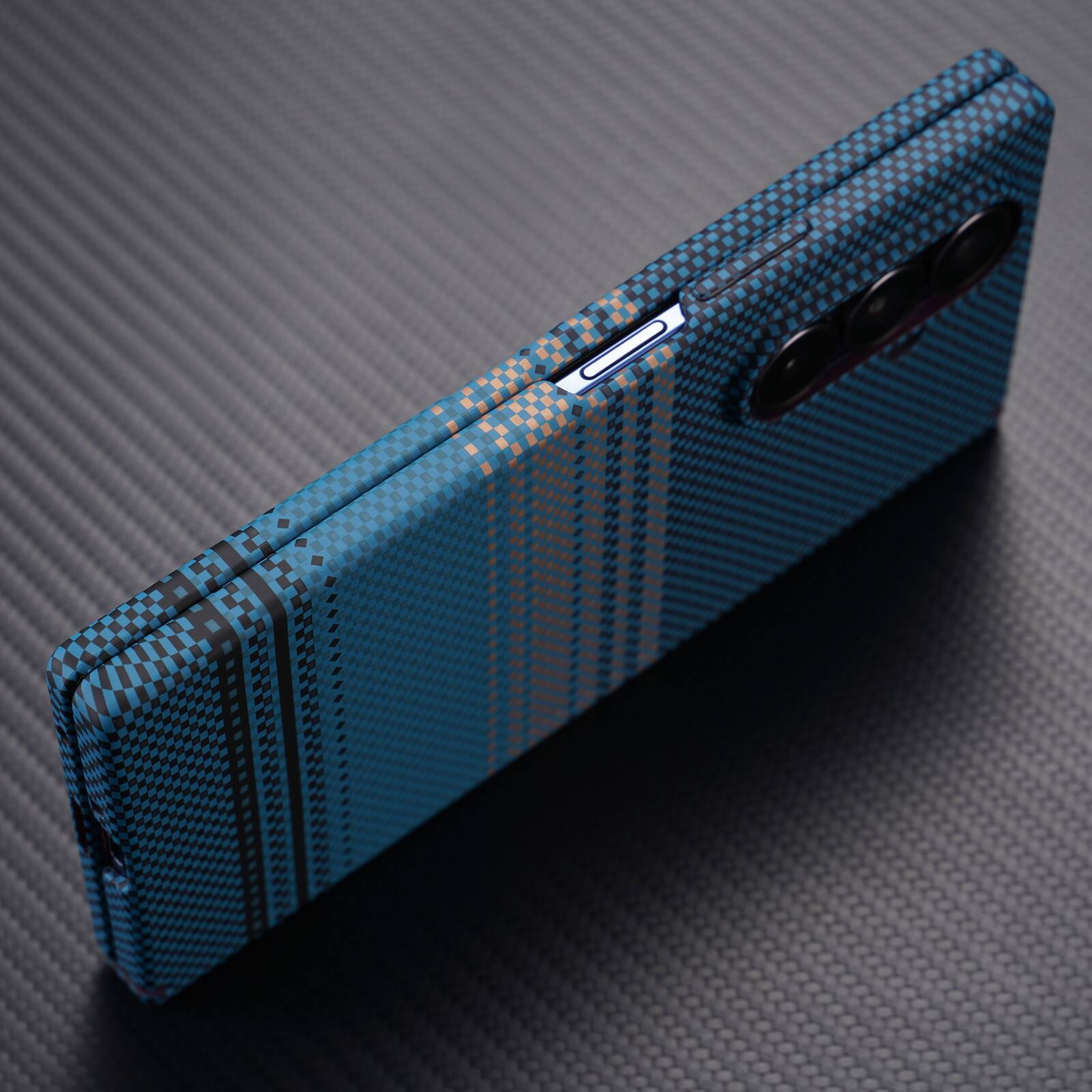 Alt View 3. Dteck - Magnetic Case for Samsung Galaxy Z Fold8 Ultra, Compatible with MagSafe, Hinge Protection & Screen Cover - Blue.