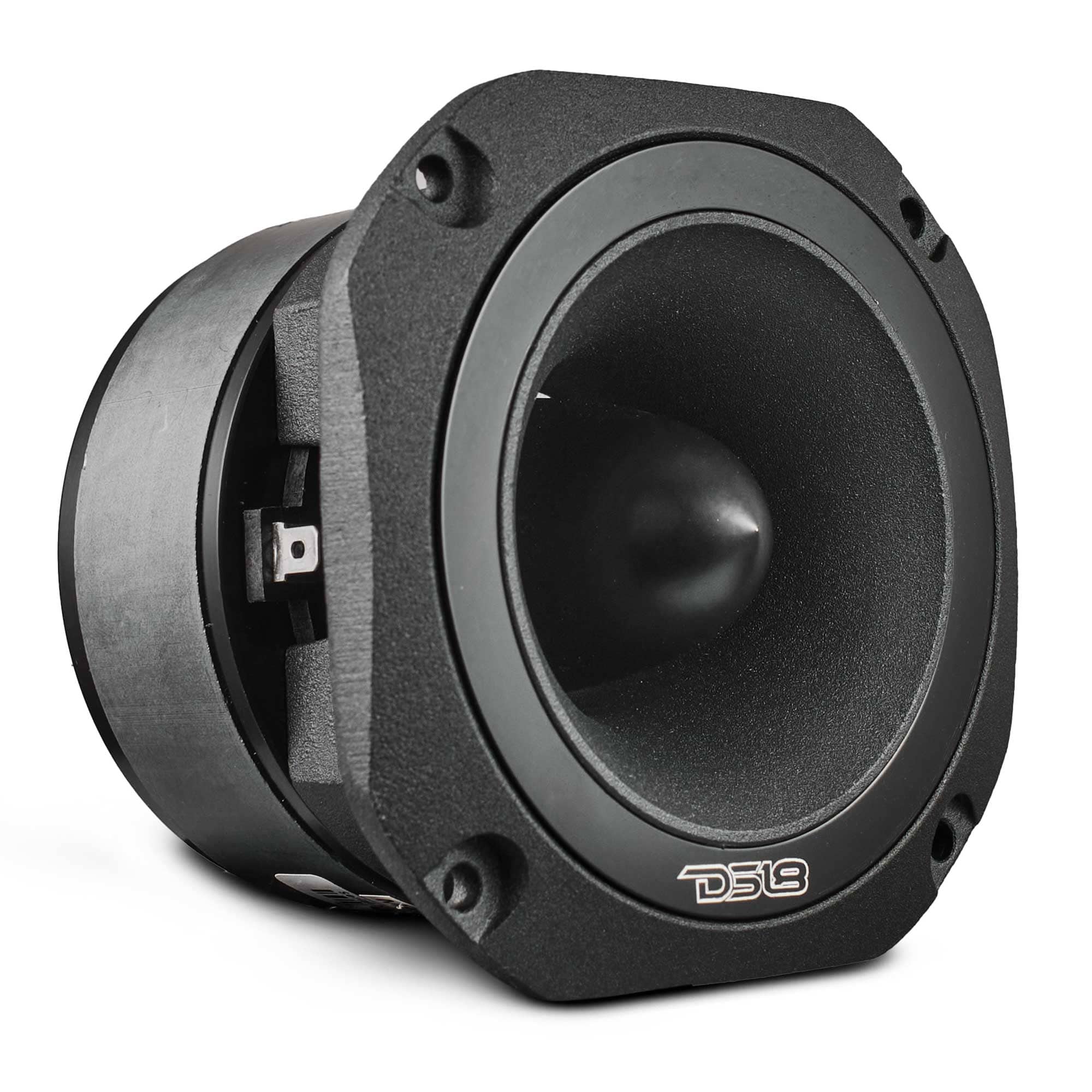 DS18 Audio - PRO-TW 4" Super Bullet Tweeter, 200W RMS 8-Ohm - Silver