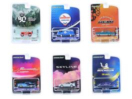 "Anniversary Collection" Set of 6 pieces Series 17 1/64 Diecast Model Cars by Greenlight - Multicolor