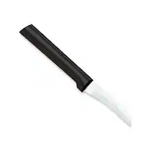 Front. Rada - Cutlery 2.38-Inch Granny Paring Knife, Black Handle - Black.