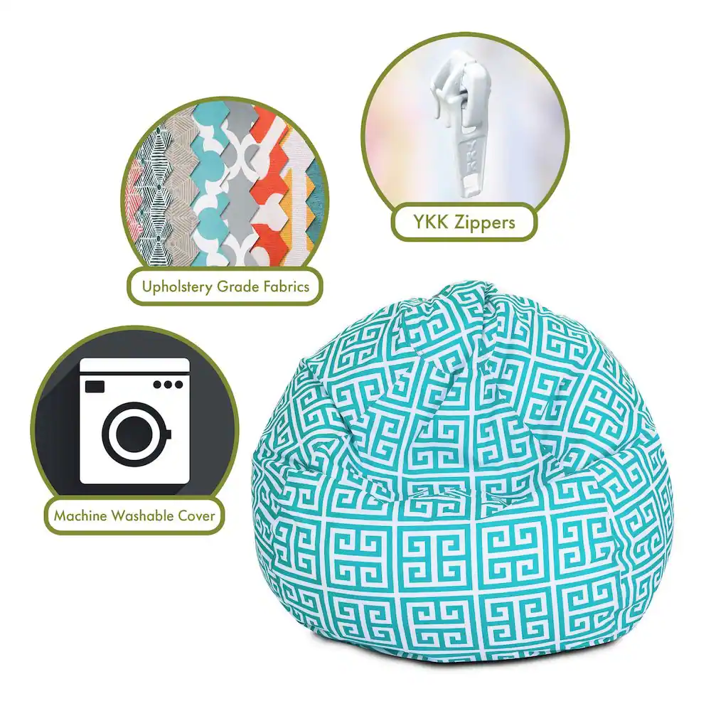 - Upholstery Grade Fabrics
- YKK Zippers
- Machine Washable Cover