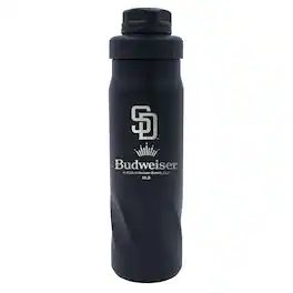 WinCraft - San Diego Padres 2024 MLB x Budweiser 20oz. Morgan Water Bottle - Multicolor