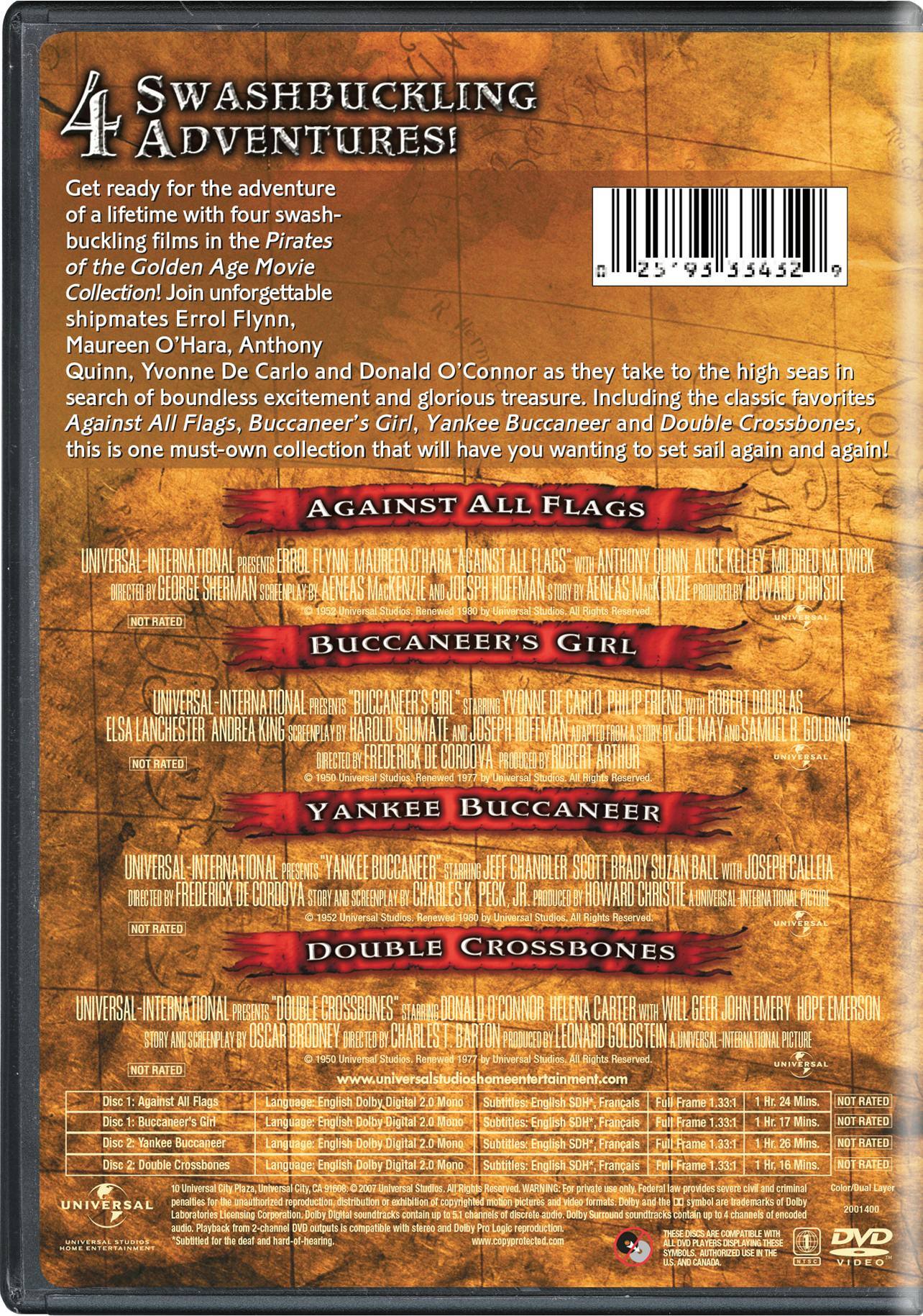 Back. Pirates of the Golden Age Movie Collection (DVD Franchise Collection) [DVD].