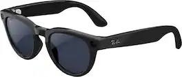 Ray-Ban Meta - Headliner (Gen 2) glasses with Meta AI, Audio, Photo, Video Compatability - Transitions Sapphire lenses - Shiny Black