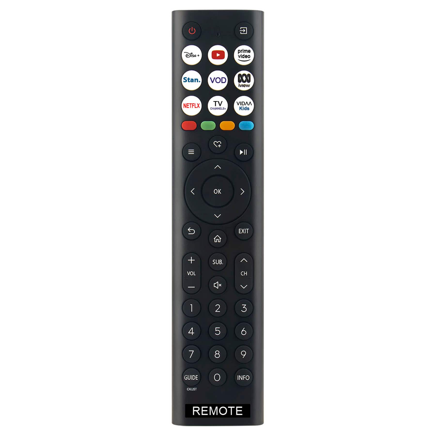 ALLIMITY - EN2R38 Replacement Remote, Fit for Hisense TV EN2R38 - Black