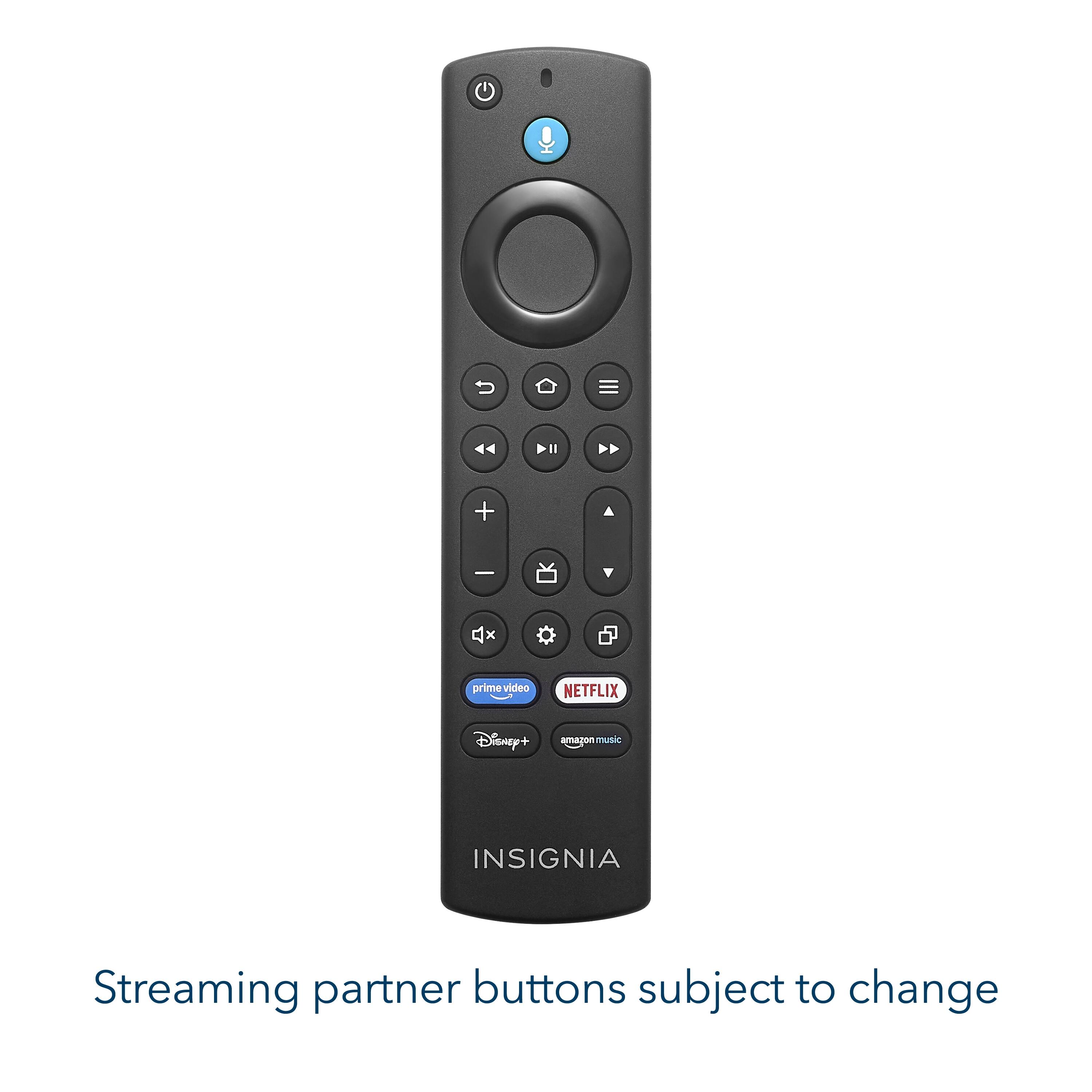 III + I dx x prime video NETFLIX Disney+ + amazon music INSIGNIA Streaming partner buttons subject to change