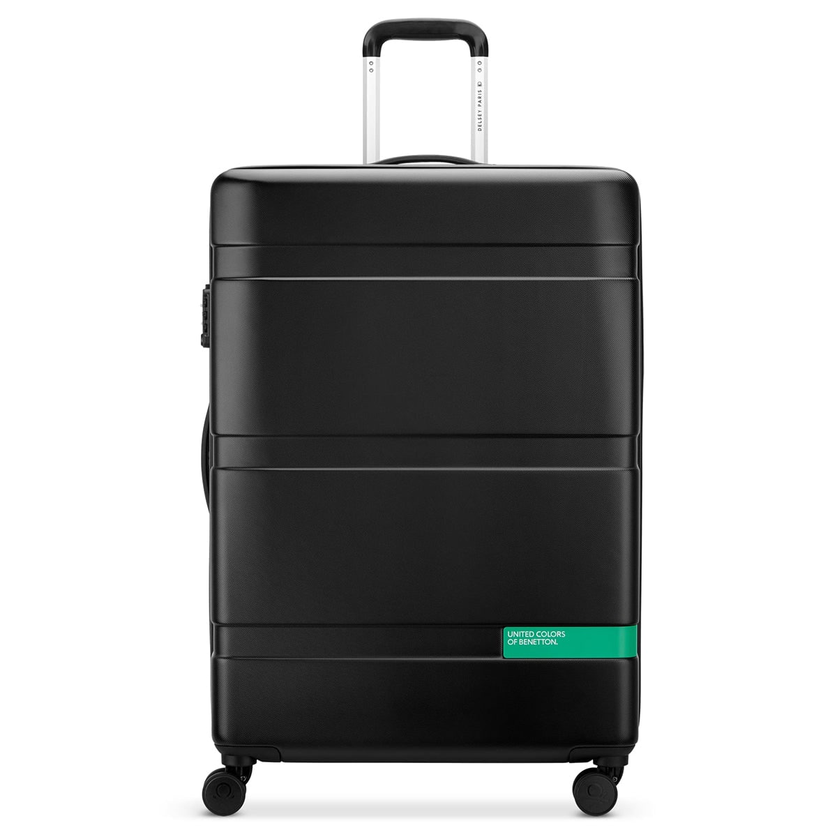 Delsey - Benetton Now Hardside Large Spinner Luggage - Black