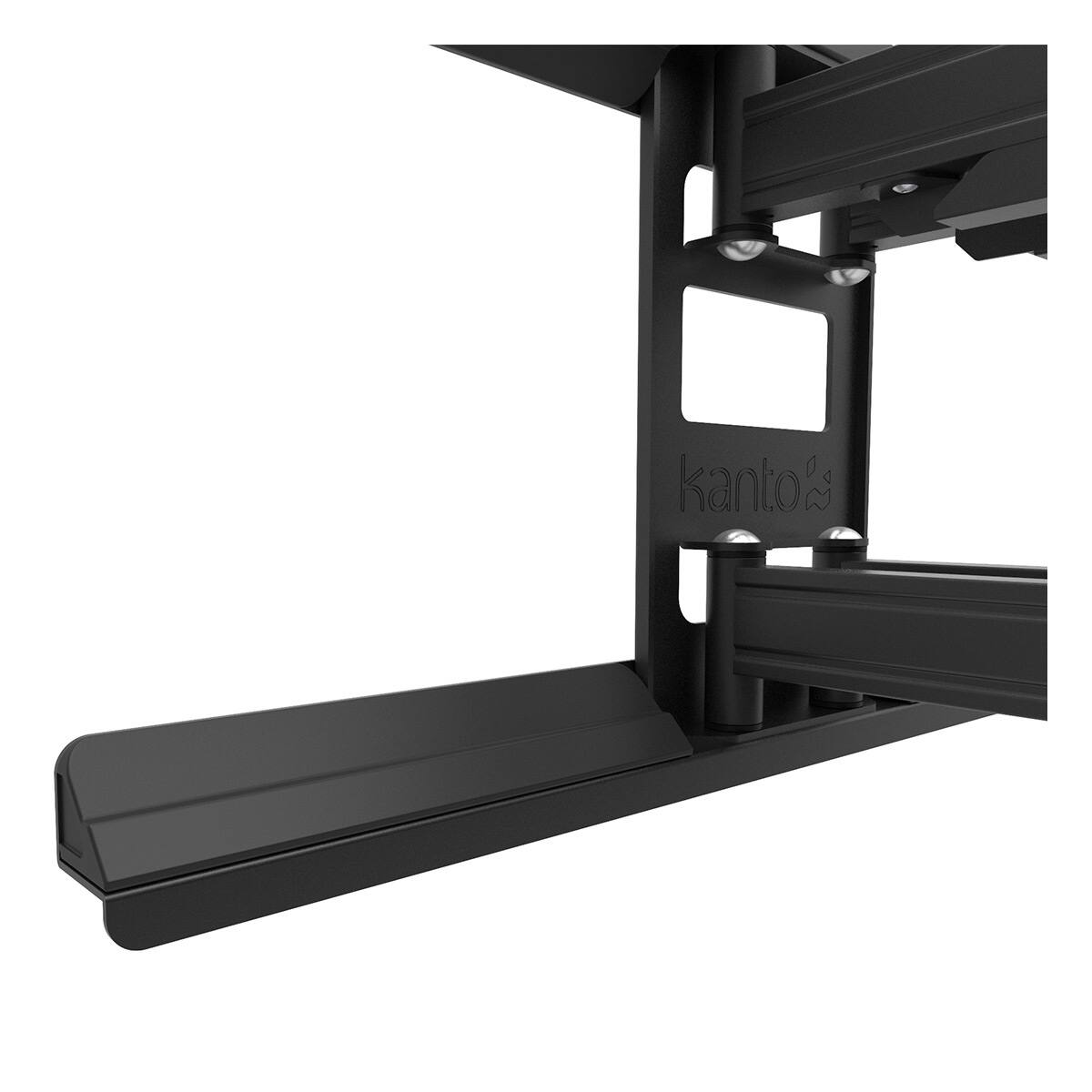 Alt View 9. Kanto - Kanto PDX650SG Stainless Steel Full-Motion Dual Stud Outdoor TV Mount for 37" - 75" TVs - Black.