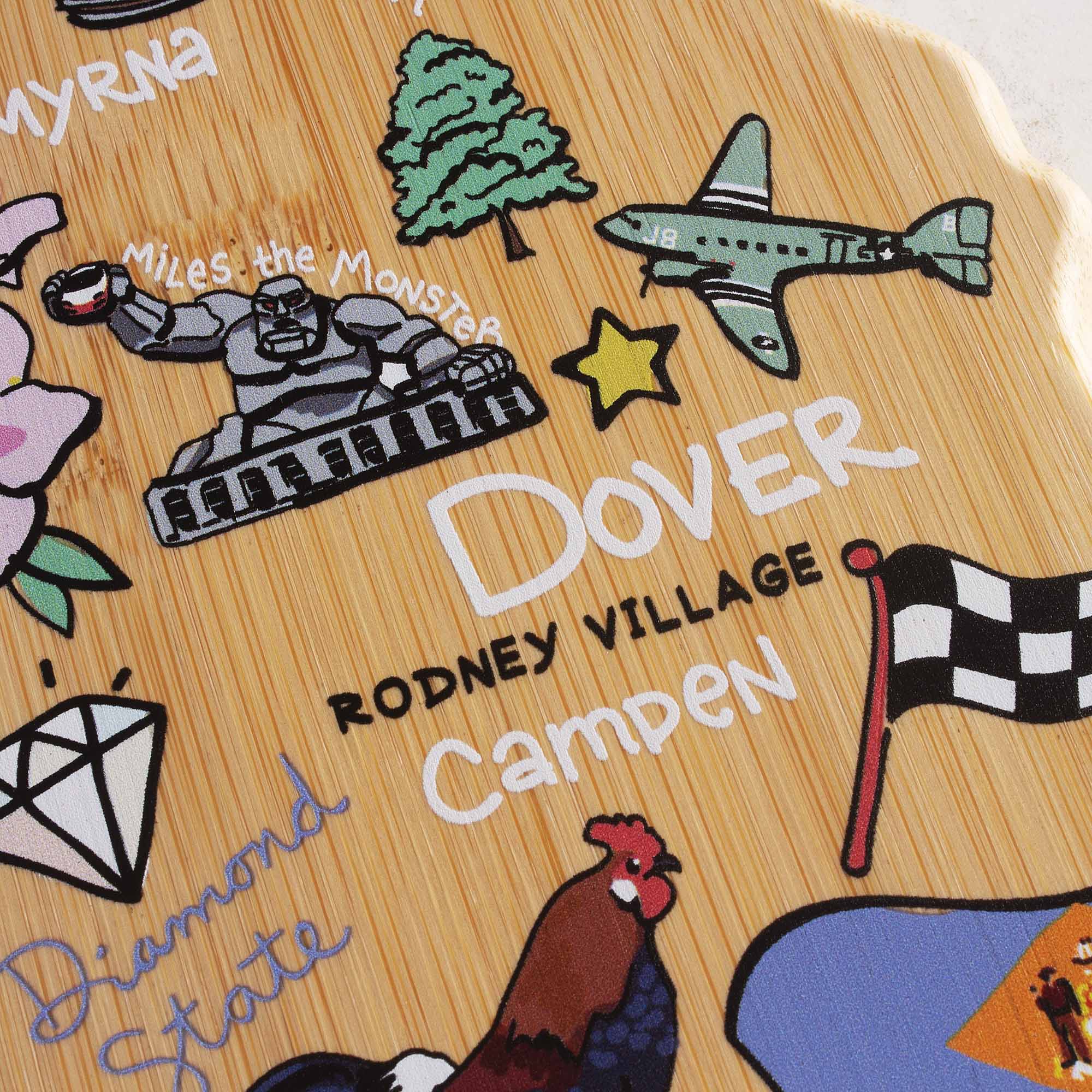 MYRNA  
Miles the Monster  
DOVER VILLAGE  
RODNEY CAMPEN  
Diamond State