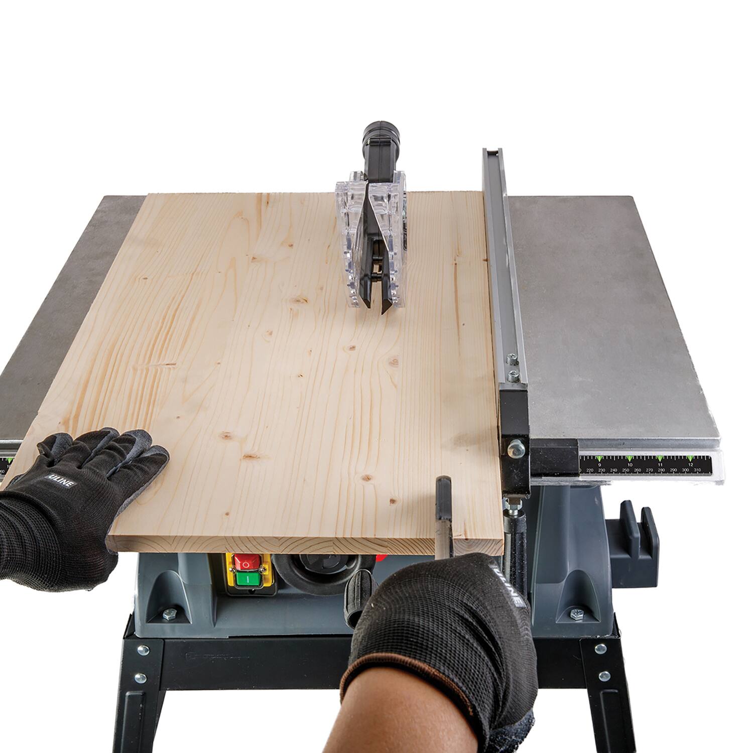 Left. Genesis - 15-Amp 10" Table Saw with Metal Stand.
