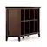 Alt View 15. Simpli Home - Artisan 8 Cube Storage Sofa Table - Russet Brown.