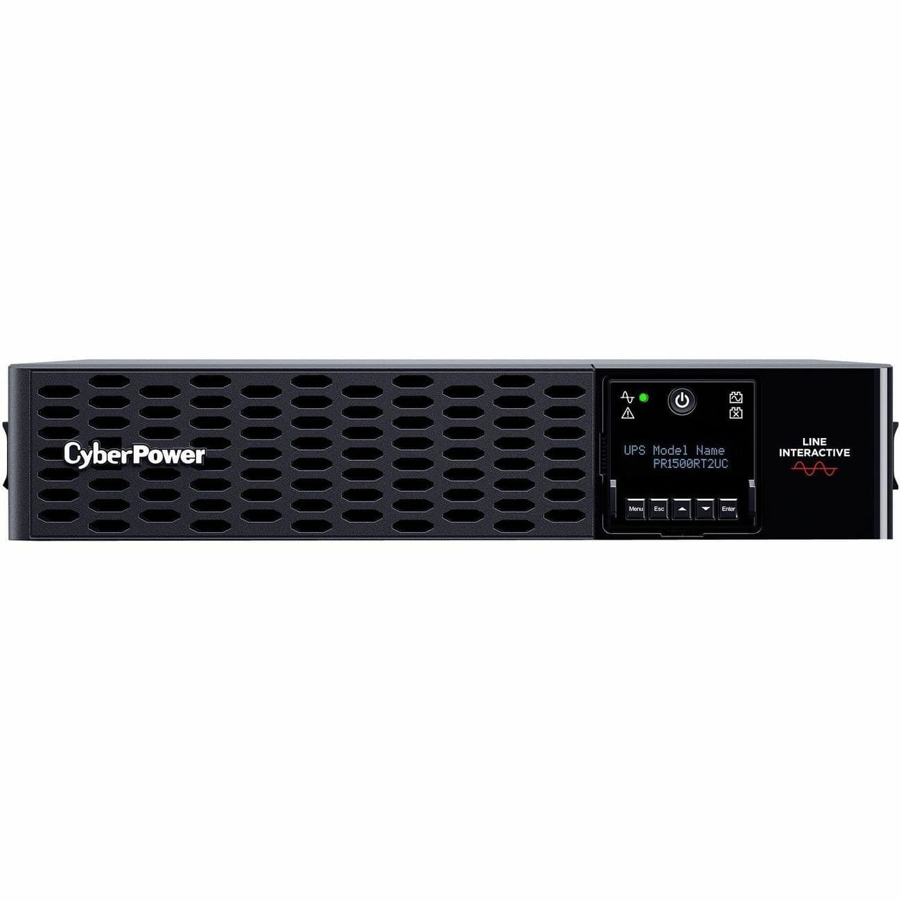 CyberPower - Smart App Sinewave PR1500RT2UC 1500VA Rack/Tower UPS - Black