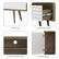 Sturdy Legs, Smooth Sliding Rails, 2 Holes for Electric Wires, Premium Hinges