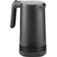 ZWILLING Enfinigy Cool Touch 1-Liter Electric Kettle Pro, Cordless Tea Kettle & Hot Water - Black - Black - Front_Zoom