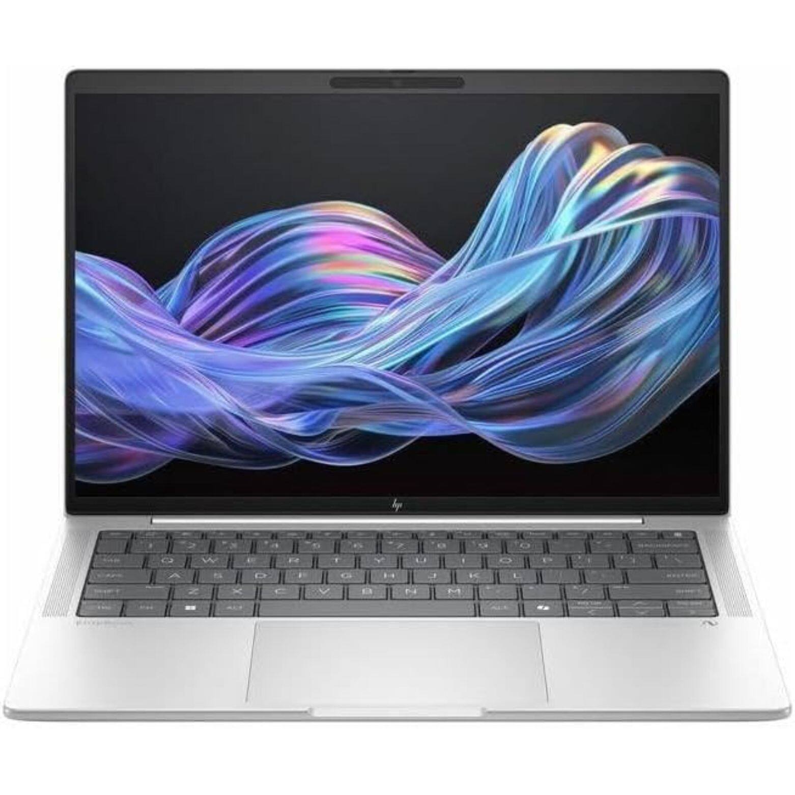 Front. HP - EliteBook X G1i 14" WUXGA Intel Core Ultra 7 266V 2.2 GHz 16GB 512 GB SSD Intel Arc 140V Windows 11 Pro Laptop - Silver.