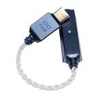 Front. iFi Audio - iFi Audio GO link 2 Portable USB DAC - Dark Grey.