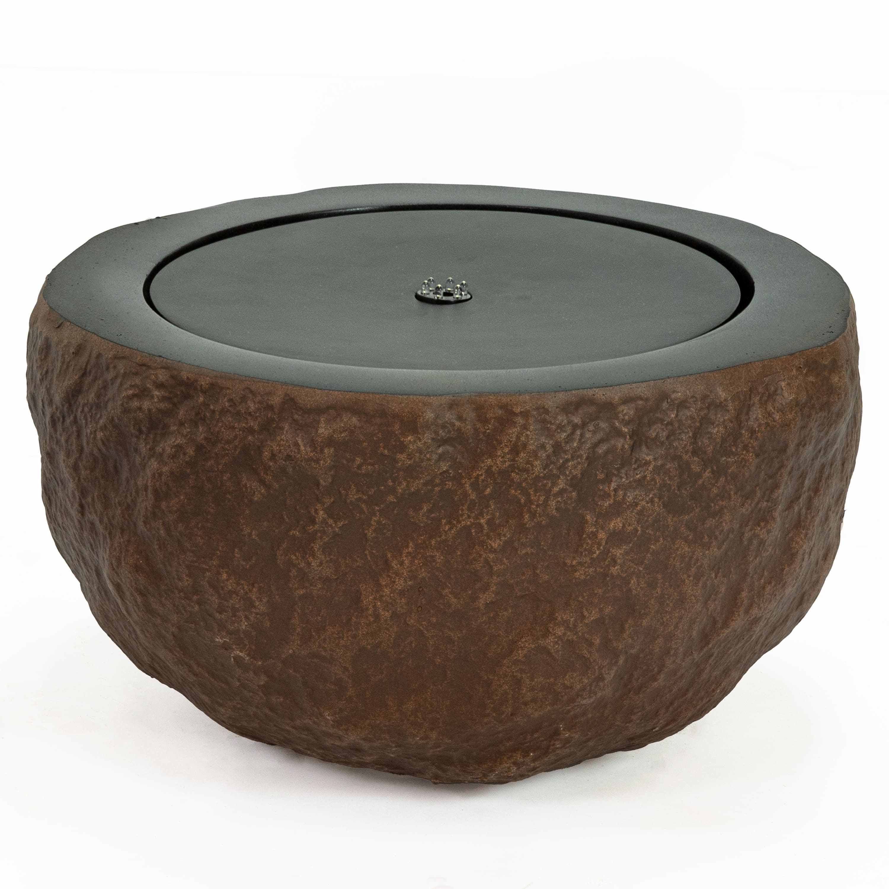 Sunnydaze - Outdoor Polystone Round Bowl Bubble Fountain - Brown price history on PriceWatchPro