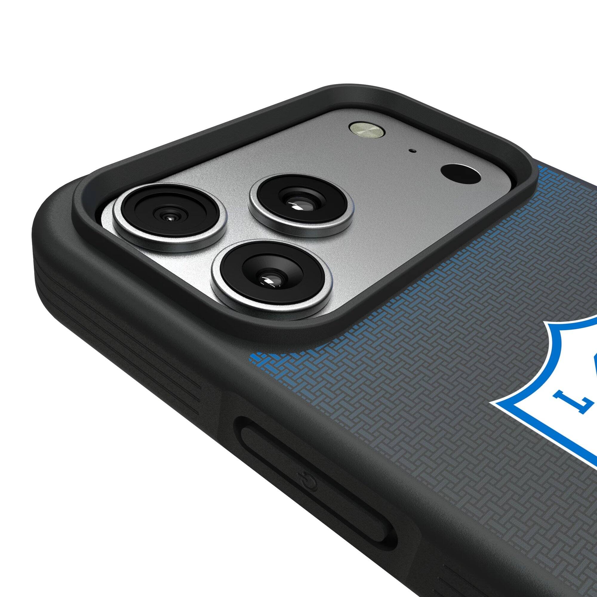Alt View 2. Keyscaper - Los Angeles Chargers Bump Case with 8.2ft Drop Protection - 15 - Black.