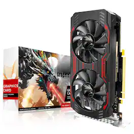 Dazzling Pops - GTX 1660 TI Graphics Card GDRR6 192 Bit PCIE 3. Computer Graphics Card for Gaming PC Twin Freeze Fans