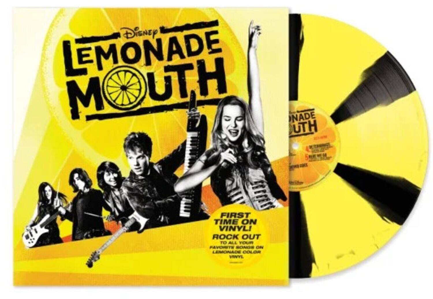 Disney Lemonade Mouth  
First Time on Vinyl!  
Rock Out to All Your Favorite Songs on Lemonade Color Vinyl