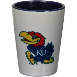 The Memory Company - Kansas Jayhawks 2oz. Inner Color Ceramic Cup - Multicolor