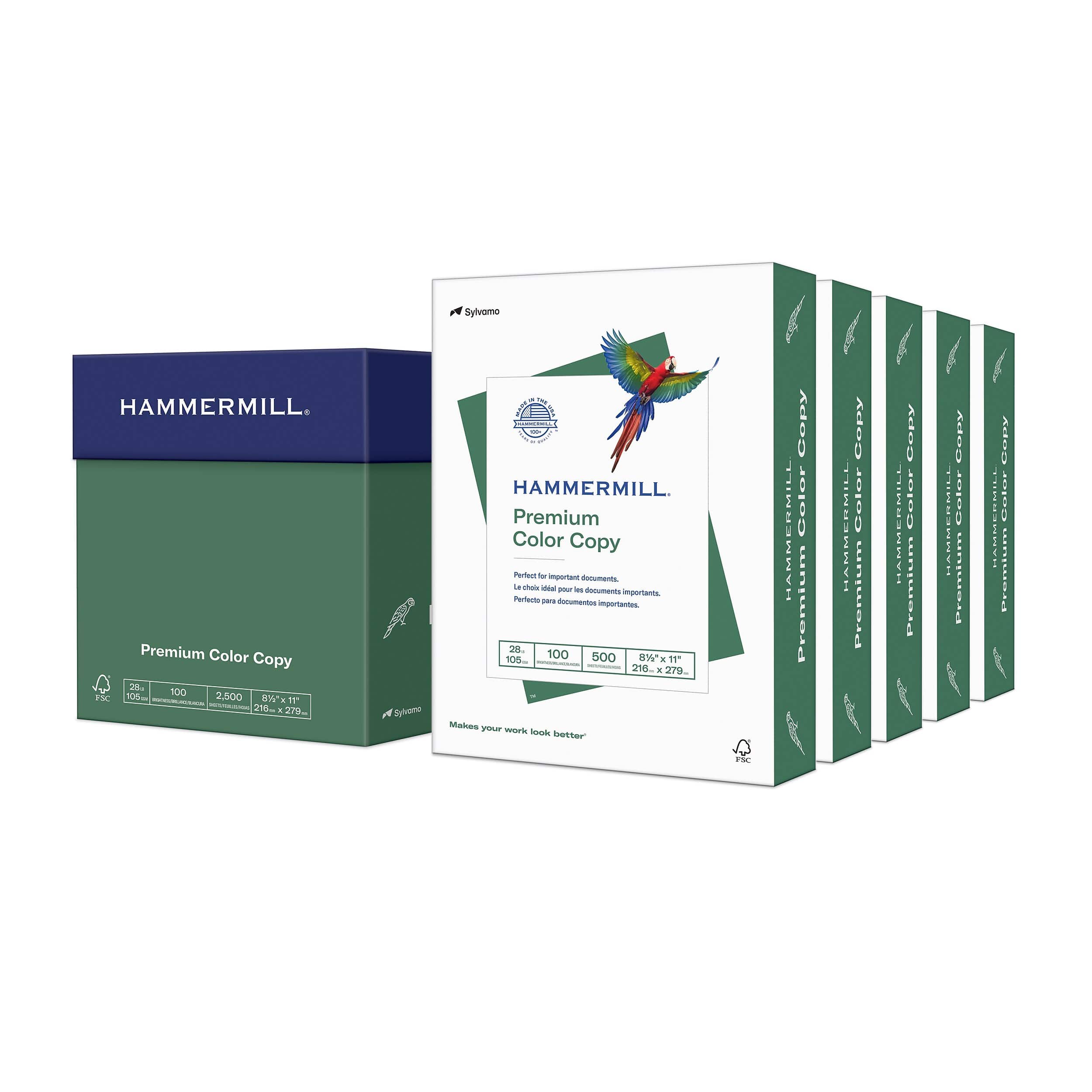 "Hammermill - 8.5"" x 11"" Premium Color Copy Paper, 28 lbs., 100 Brightness, 2500 Sheet/Carton (102450)" price history on PriceWatchPro