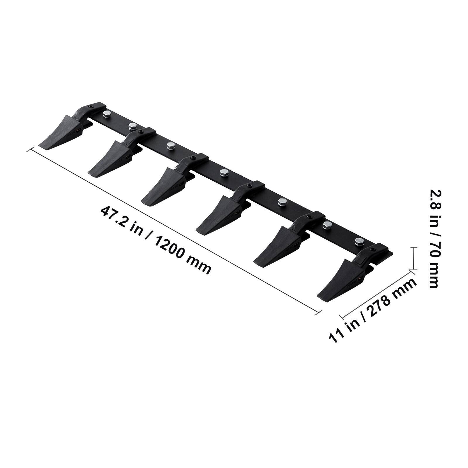 47.2 in / 1200 mm  
11 in / 278 mm  
2.8 in / 70 mm