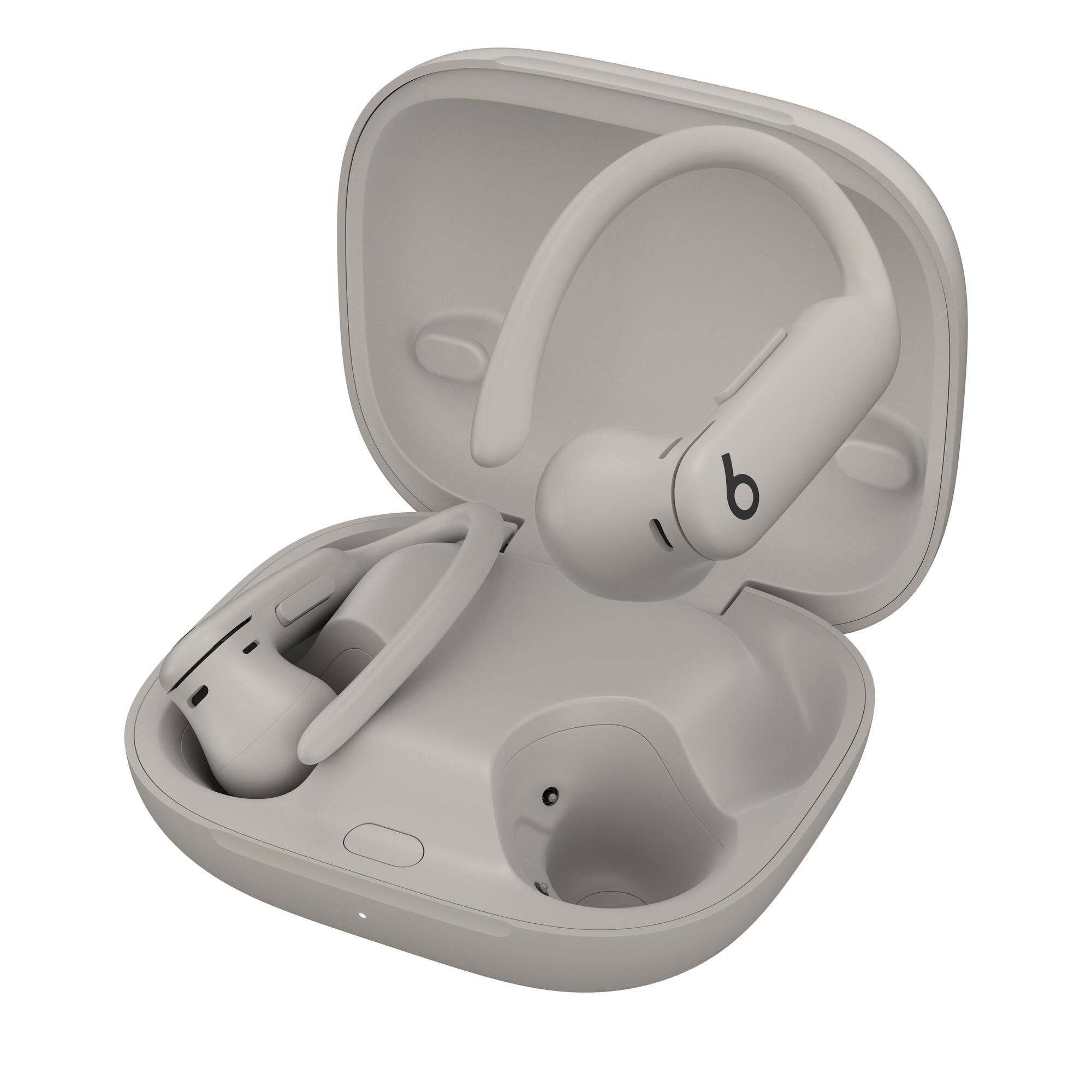 Left. Beats - Beats - Powerbeats Pro 2 True Wireless Active Noise Canceling Earbuds + Power Adapter - Gray.