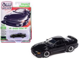 Autoworld - 1993 Mitsubishi 3000GT VR-4 Albany Black Pearl "Import Legends" Series 1/64 Diecast Model Car by Auto World