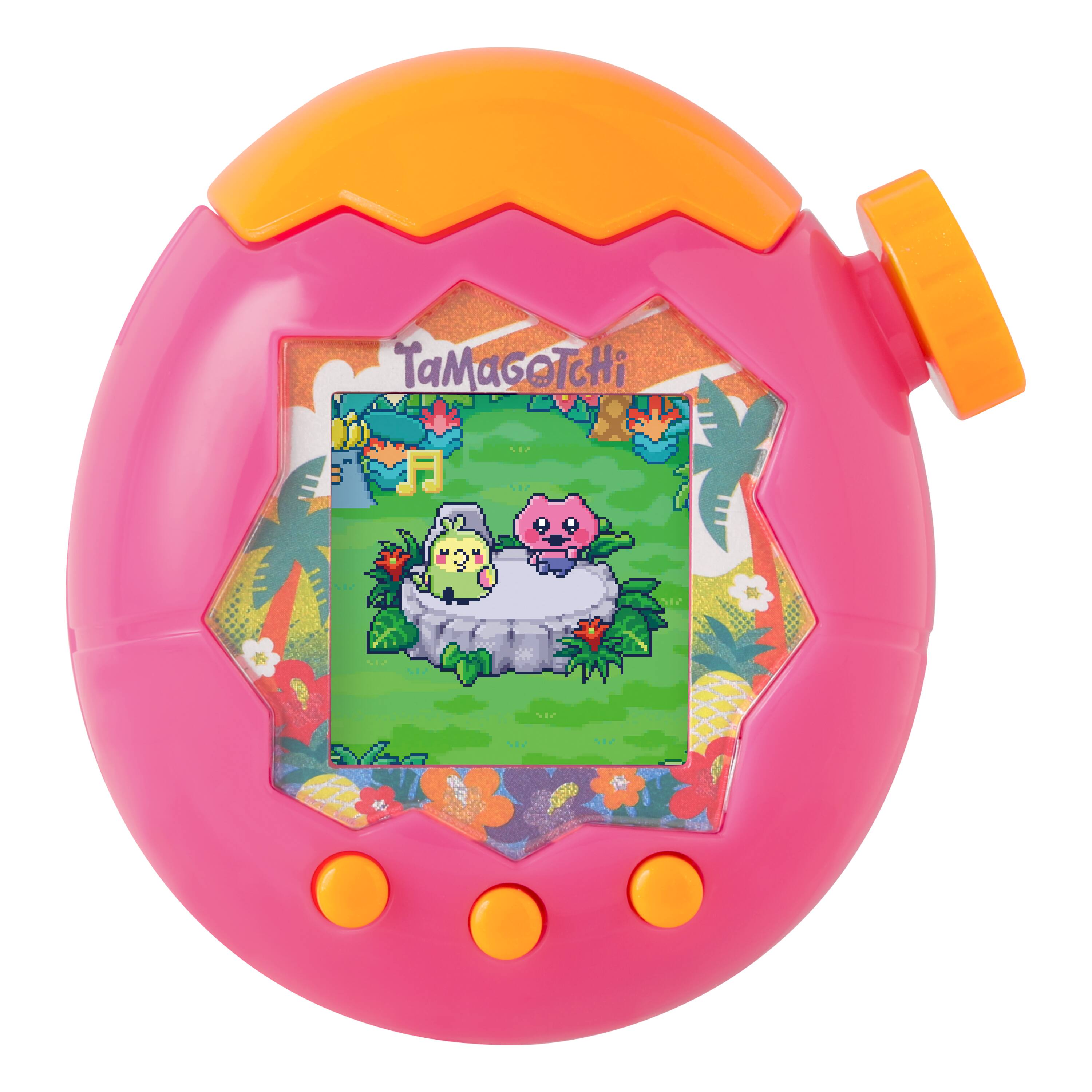 Front. Bandai - 3" Tamagotchi Paradise - Orange Tropics.