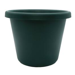 The HC Companies - 14 Inch Round Classic Planter, Plastic Plant Pot, Evergreen