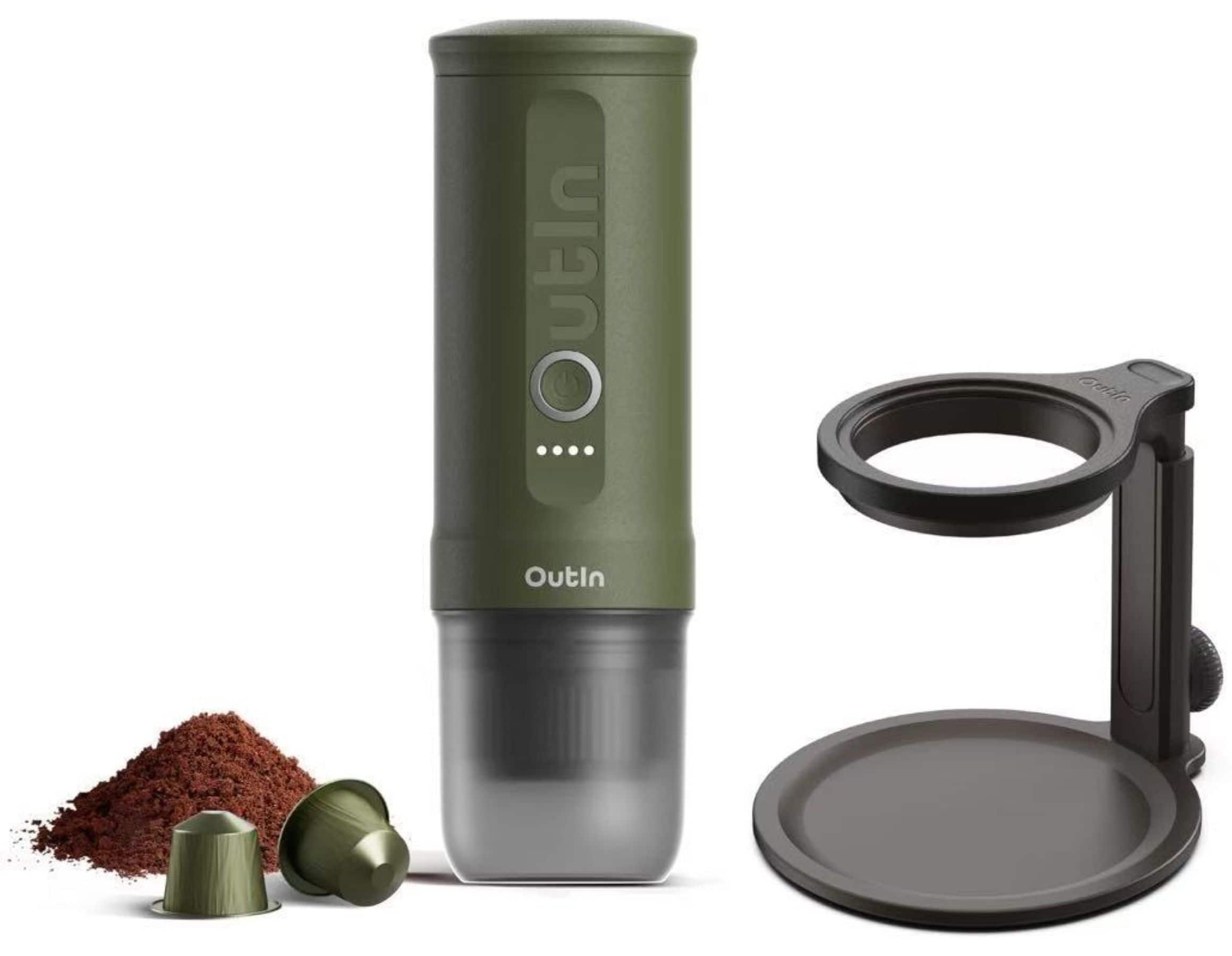 Outin Nano Portable Electric Espresso Machine, Detachable