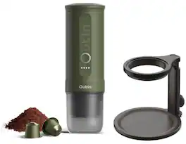Outin - Nano Portable Electric Espresso Machine, Detachable Universal Coffee Stand - Green