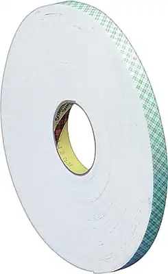 Front. Scotch - Double Sided Tape, 3/8" x 36 yrds - White.