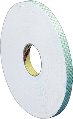 Front. Scotch - Scotch Double Sided Tape, White, 3/8" x  36 yrds (4016) - White.
