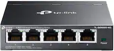 tp-link tp-link tp S-Port 2.5G Multi-Gigabit Desktop Switch TL-SG605S-M2 1 2 Left LED/Green LED 2.5Gbps Blink = Activity 3 4 5 Power