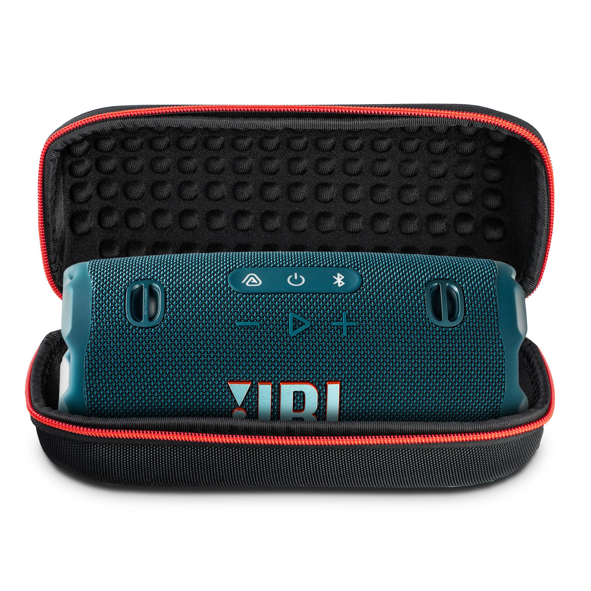Alt View 2. JBL - JBL Charge 6 Portable Wireless Bluetooth Speaker with IP68 Waterproof (Blue) Case Bundle - Blue.