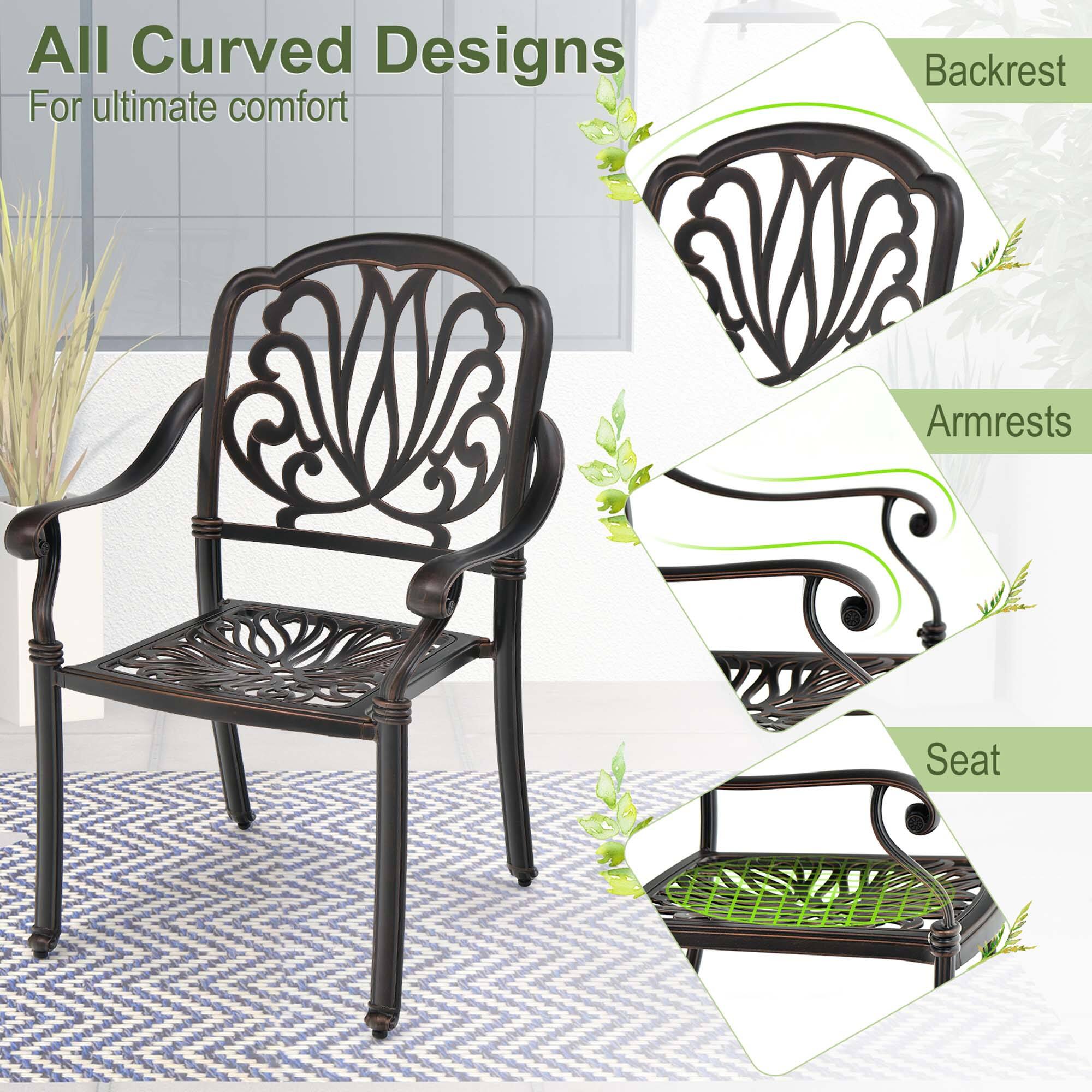 All Curved Designs For ultimate comfort
Backrest
Armrests
Seat