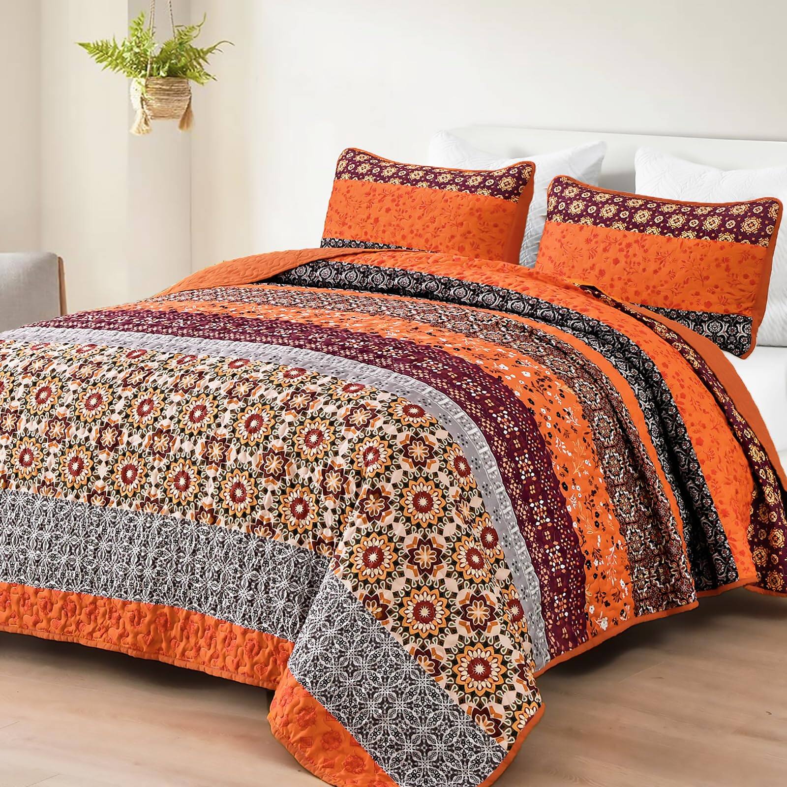 Burnt Orange-Queen(96"×90")