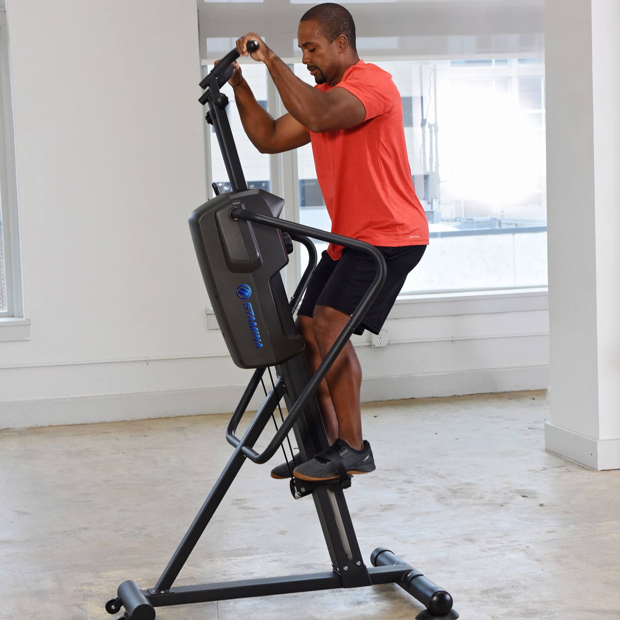 Alt View 3. Stamina Products - Stamina Products 55-2125 Cardio Climber Home Workout Fitness Exercise Machine - Gray.