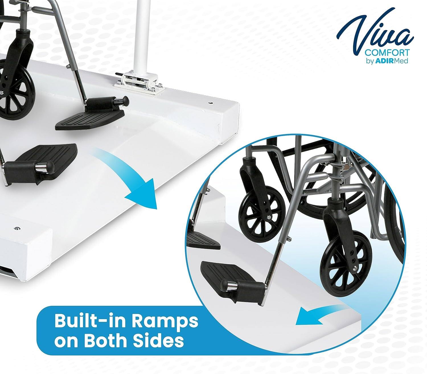 Viva COMFORT by ADIRMed
Built-in Ramps on Both Sides