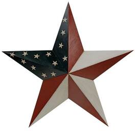 BreeBe - Americana Barn Star 24" - Multi